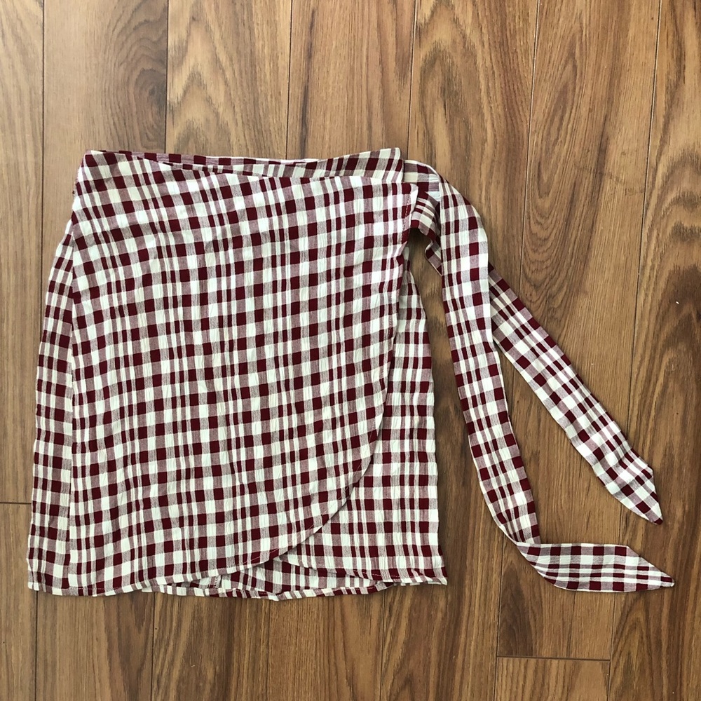 Reformation wrap skirt